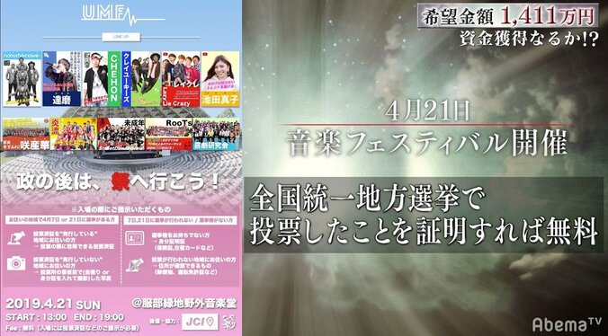 「音楽フェスで投票率向上」26歳・社長の斬新なアイデアに元衆議院議員・上西小百合も興味津々 2枚目