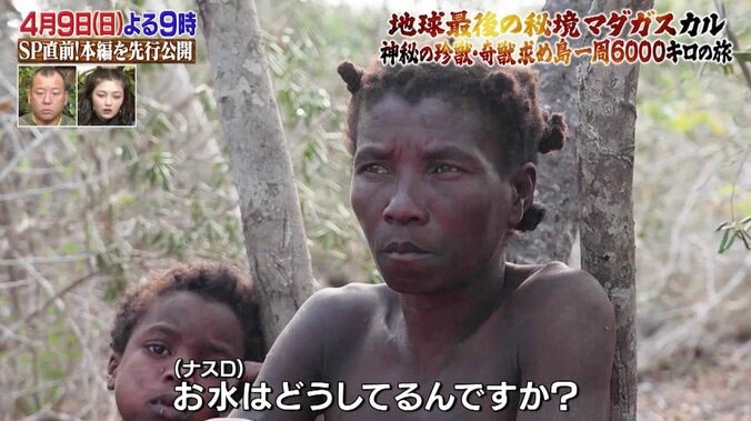 家を持たず裸のままで生きる人々…マダガスカルに暮らす部族とナスDが衝撃の出会い「葉っぱを敷いて寝ている」 1枚目