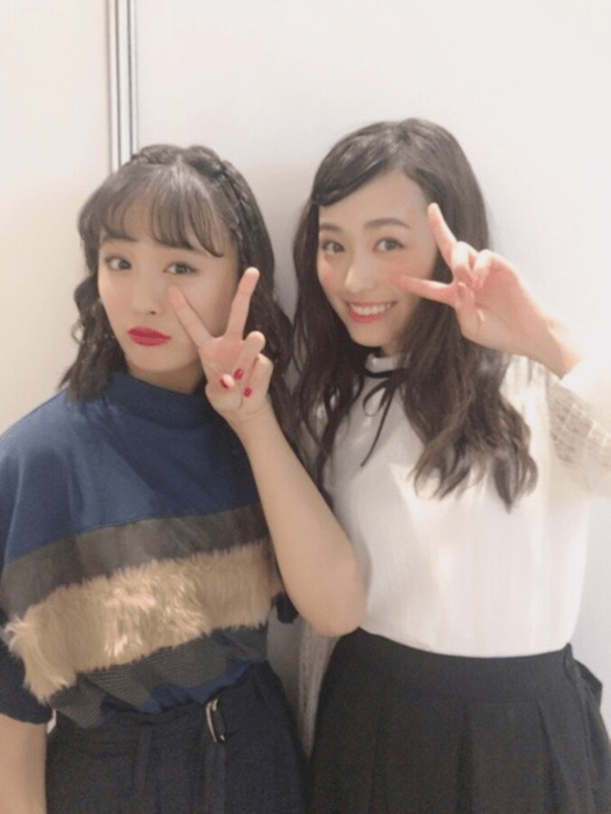 福原遥、飯豊まりえ・平祐奈らとのキュートな2ショットを次々公開「こんな可愛い2ショット他にはない」と反響 3枚目