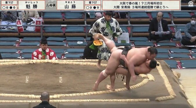 「初日から良い光景が見れた」ベテラン力士、ファンを魅了する“美しい所作“に反響相次ぐ 「見てるだけで気持ちいい」 2枚目