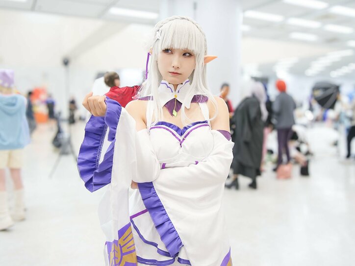 【写真・画像】『Re:ゼロから始める異世界生活』エミリアコスプレ画像　3枚目