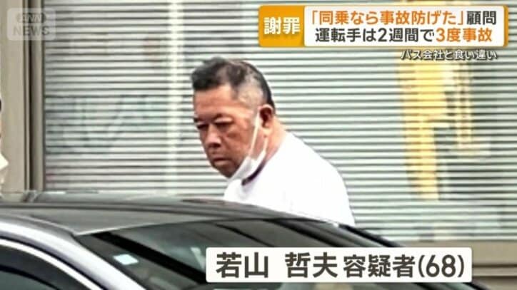 若山哲夫容疑者（68）