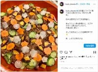 工藤静香、お手製“肉チラシ寿司”を披露し「華やかで美味しそう」「参考になりました」と絶賛の声