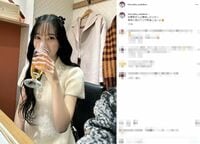 堀未央奈、高級寿司屋のカウンターでしっぽりビールを飲む姿に反響「めちゃ幸せそう」「可愛すぎた」