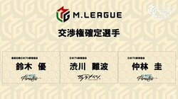 前期覇者・KADOKAWAサクラナイツは渋川難波、U-NEXT Piratesは鈴木優、仲林圭を指名／麻雀・Mリーグドラフト会議