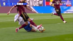 「これぞユーロ！」激アツな“世界最高峰の攻防”を見たか？ デ・ブライネが天才的スルーパス→テオが爆速タックルの一部始終「吠えたぞ」「レベルがお高い」