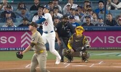 ボールをしばき上げた！ 大谷翔平に「ドン引き」 人間じゃない… 151キロ速球→178キロ“弾丸ライナー”にして打ち返す「この球打つか？」