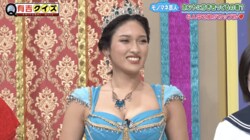 美人モノマネ芸人、衝撃の“森進一顔マネ”を披露 ギャップに有吉ら爆笑