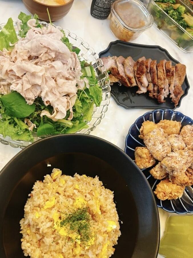  渡辺美奈代、7人分作った夕食を公開「どれも美味しそう」「凄い」の声  1枚目