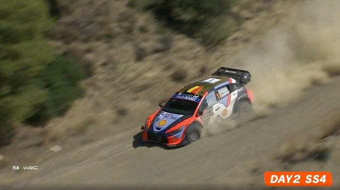 「貴方も見ただろ！」世界最速ラリーで王者がブチギレ 1日で2度…相次ぐ“不運なトラブル”に激しい口調で怒り 5枚目