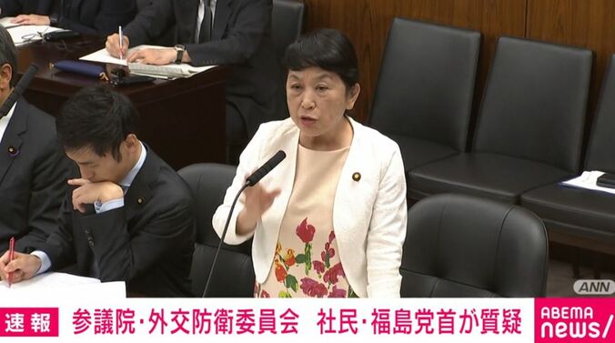 福島みずほ党首