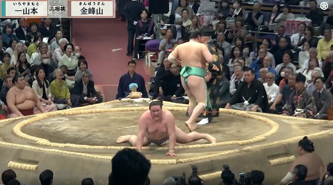 颯爽と走って戻る一山本