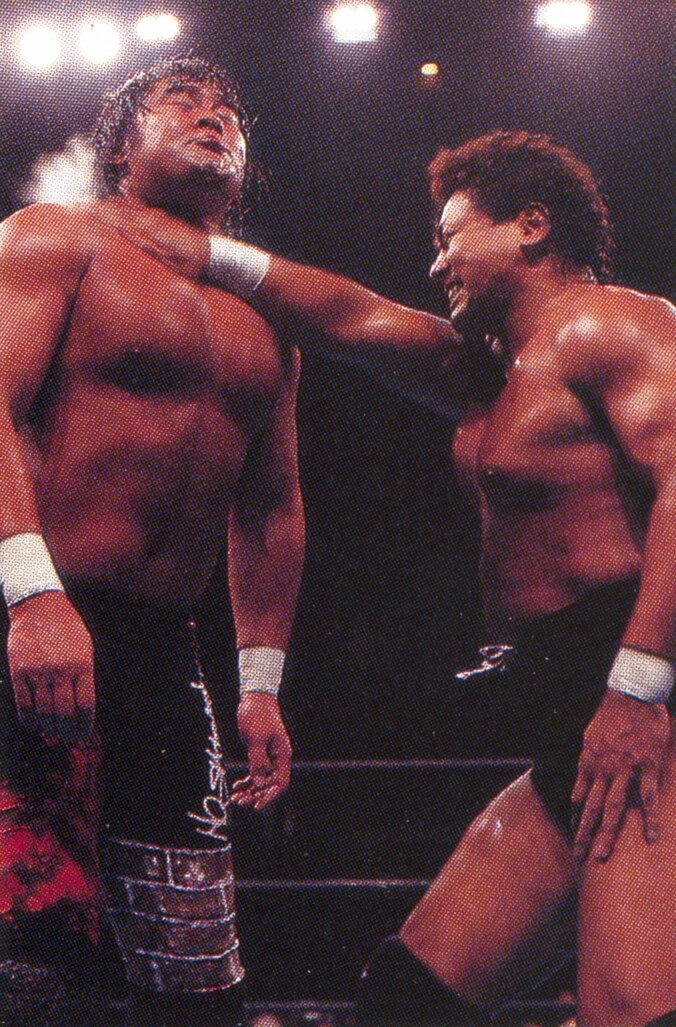 【武藤敬司、福岡国際センター“激闘”の記憶】超満員のファンが熱狂した天龍源一郎とのIWGPヘビー級王座防衛戦「ミスター・プロレス」対決 2枚目