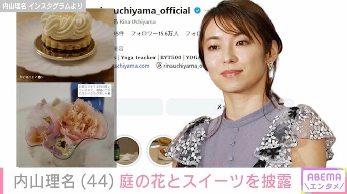 内山理名 Instagramより