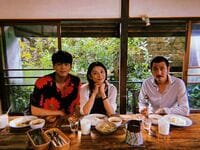 竹内涼真、小池栄子＆渋川清彦との豪華3ショット公開 「隣に座りたい」「肩幅にキュン」の声