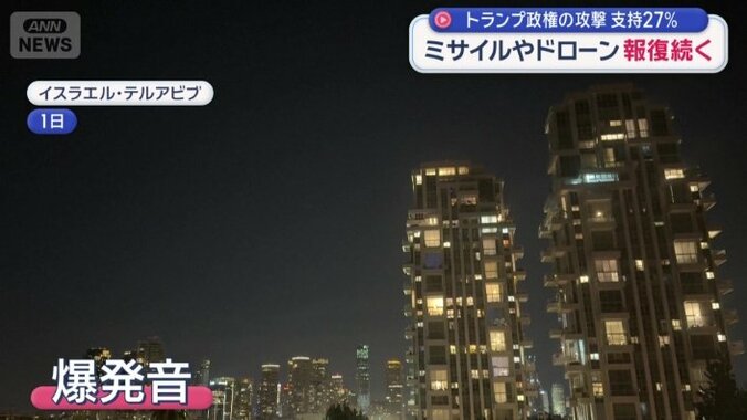 テルアビブで爆発音が…