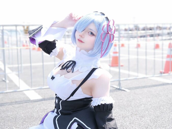 【写真・画像】『Re:ゼロから始める異世界生活』レムコスプレ画像　1枚目