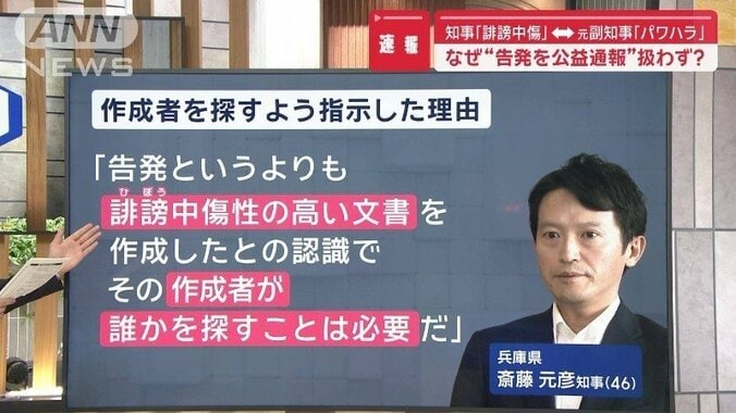 なぜ“告発を公益通報”と扱わず？知事「誹謗中傷」←副知事「パワハラ」認識に温度差 1枚目