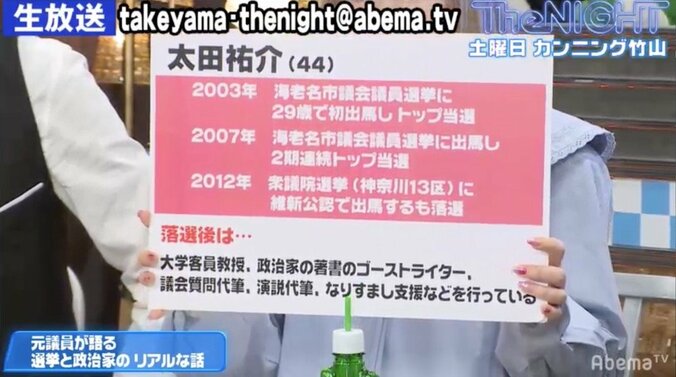 利用する政治家も多数？ “なりすまし支援”にカンニング竹山興味津々 2枚目