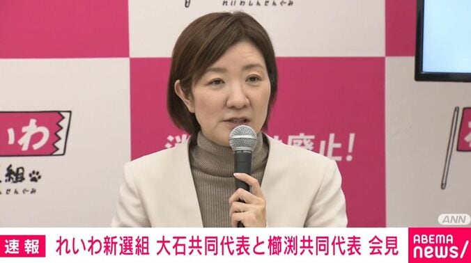 れいわ・大石晃子共同代表