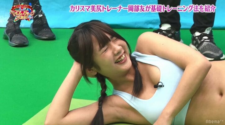 ドS美尻トレーナーのトレーニングにグラドルたちが悶絶！スタジオが悲鳴の渦に