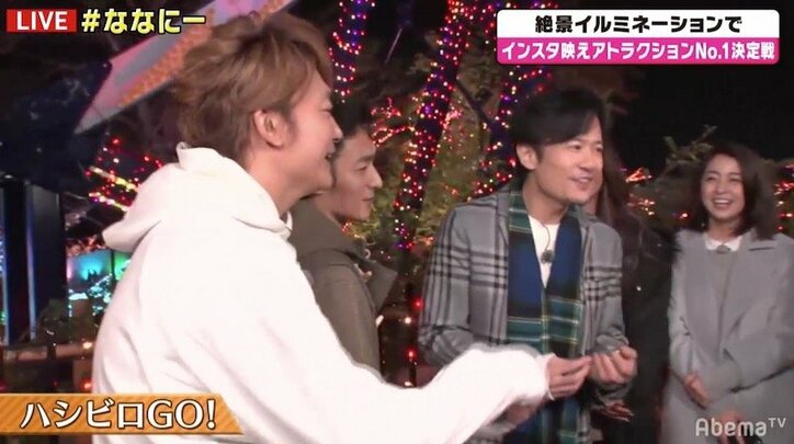 段取り無視した稲垣の行動に香取「急に上げないでよ！」　視聴者は「面白い」「かわいい」