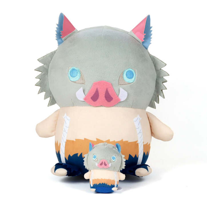 アニメ『鬼滅の刃』炭治郎・善逸・伊之助の“抱きしめサイズ”ぬいぐるみが登場！