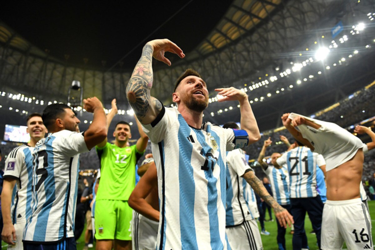 S*l様 アルゼンチン代表 FIFAワールドカップ メッシ オーセンティックL