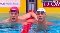 世界水泳男子200m自由形で大波乱！ “18歳の世界記録保持者”が予想外の失速 「ラスト50m」の大逆転劇に会場は拍手喝采＆大盛り上がり
