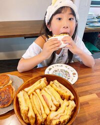 みきママ『ハムチーズフレンチトーストです！！』