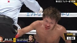 「止めろ危ない」「壊されてしまう」カシメロ、流血の衝撃TKO劇にファン戦慄 強打炸裂で「大丈夫か？」相手を気遣う余裕も