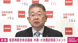 「『立法府の総意』と言いながら異論を一顧だにしない、非常に問題」共産・小池氏が皇族数確保策を批判「女性天皇、正面から議論を」