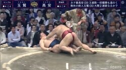 「たまたま玉鷲の足が揃った」元若乃花、勝った高安の状態を不安視