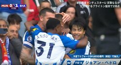 三笘薫、おとり役で「100点満点」 中央から縦の完璧フリーランで相手DFを引きつけ3点目を演出　“三笘シフト”の逆をつく頭脳プレーに「正解がまたひとつ見えた」