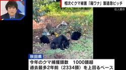 「まさに戦争だよ」秋田県のクマ被害が深刻化…小泉防衛大臣、自衛隊派遣で装備には“木銃”を採用