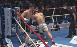 「かすっても倒れる！」重量級ド迫力KOに実況驚き 劣勢予想を覆す敗者の戦いぶりに称賛の声も