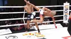 「残り1秒KO」「これはヤバイ」衝撃決着が海外でも話題！ “まさか”の胴回し回転蹴り…15秒で2ダウンにファン騒然