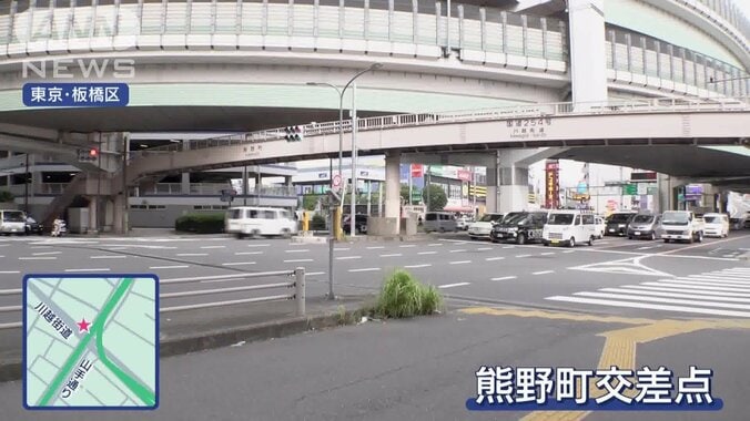 東京・板橋区　熊野町交差点