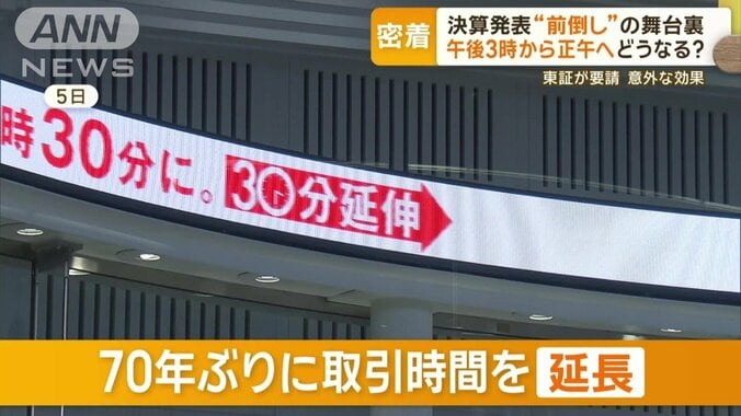 東証は70年ぶりに取引時間を30分延長