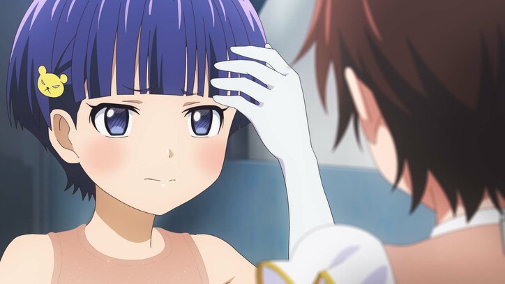 アニメ『メダリスト』第8話小熊梨月場面カット