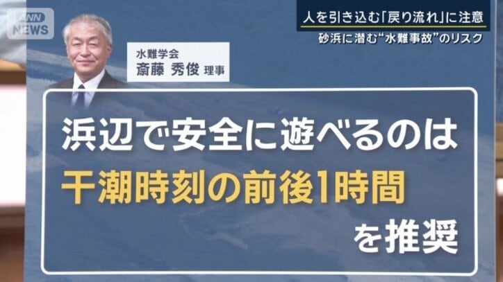 水難学会　斎藤秀俊理事