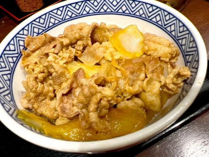  渡辺美奈代、『吉野家』の店内で初めて食事「牛丼食べました」 