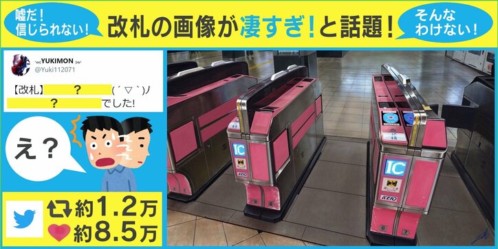 何の変哲もない改札の画像？意外な真実にTwitterでいいね殺到