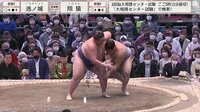 【映像】ぐるぐると土俵上で回転する力士