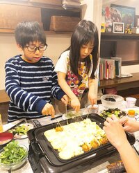みきママ『晩御飯はたこ焼きです！！』