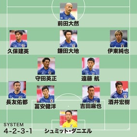 【岩本輝雄】森保ジャパン、理想のスタメン11人をセレクト。カギを握るのは４人。いかに強度の高い守備ができるか