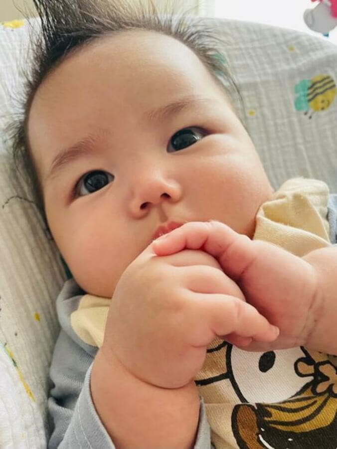  だいたひかるの夫、息子の目元に赤い筋があり心配「あまり続くようなら」  1枚目