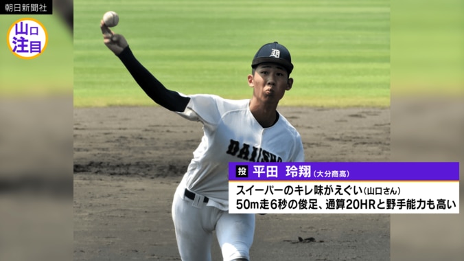 平田玲翔選手