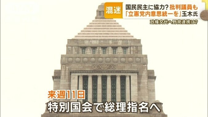 来週11日、特別国会で総理指名へ