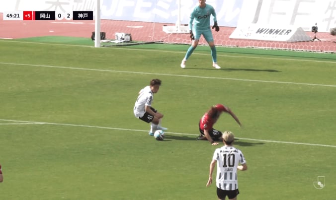 立田悠悟がまさかのスリップ